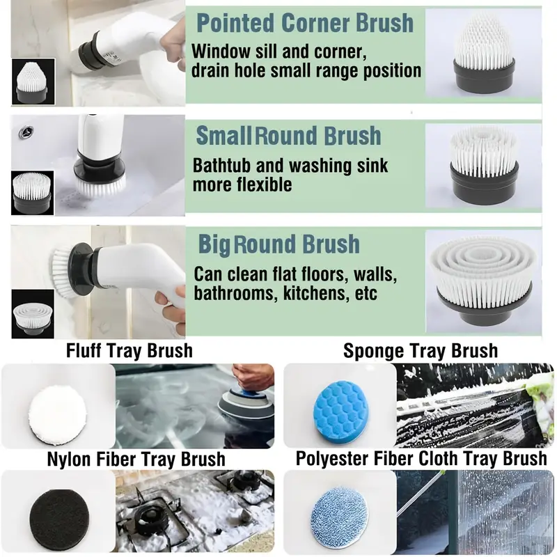 9in1 Electric Spin Scrubber